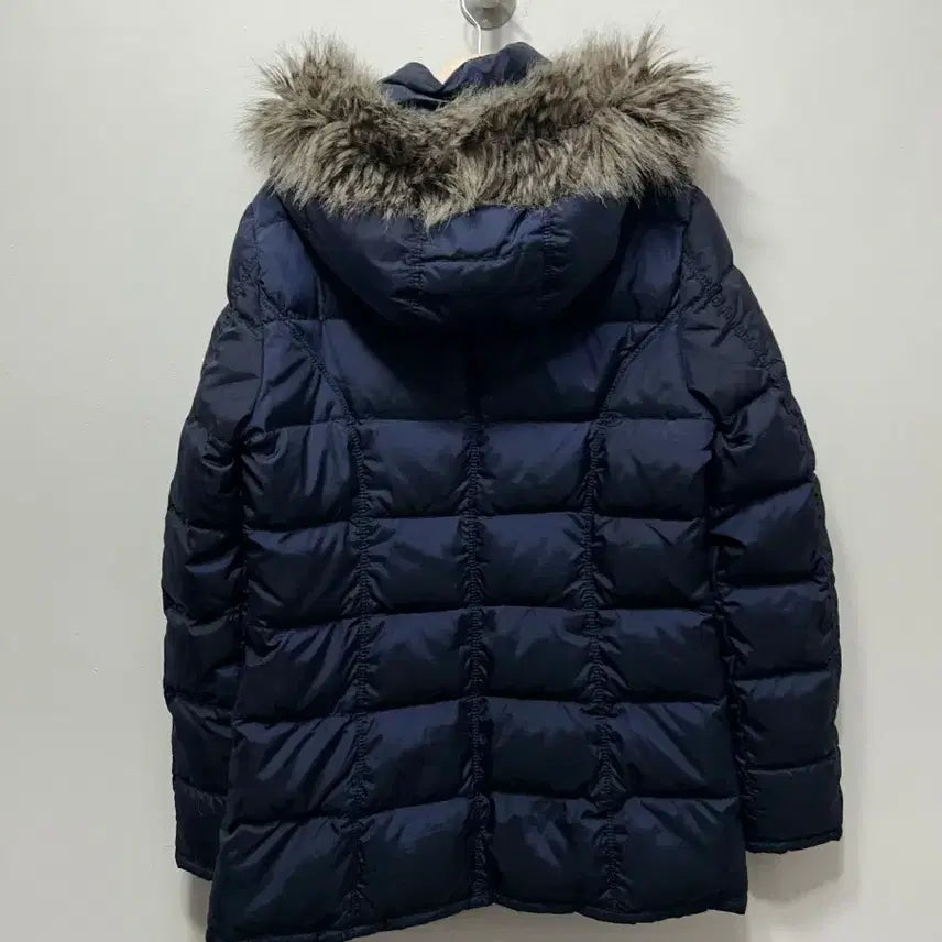 [BUNJANG] Tommy Hilfiger Navy Fur Hooded Padded Jacket (S) Women&