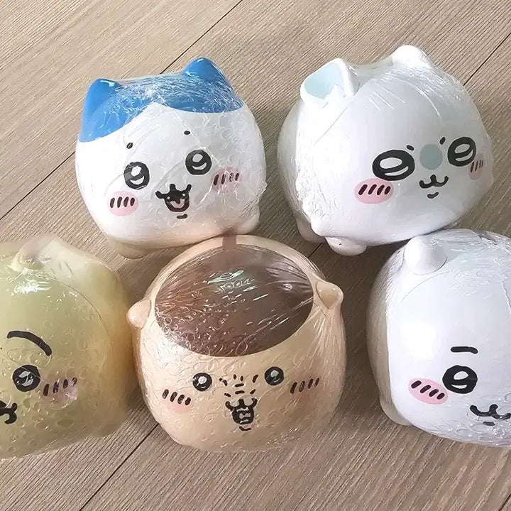 [BUNJANG] Chiikawa "Monjaku" Piggy Bank Set (5 Types) / 치이카와 먼작귀 저금통5종 풀셋