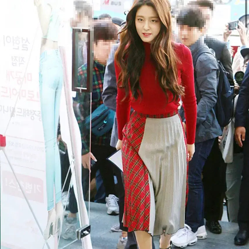 [BUNJANG] Paul &amp; Alice Pleated Midi Skirt / 폴앤앨리스 플리츠 스커트