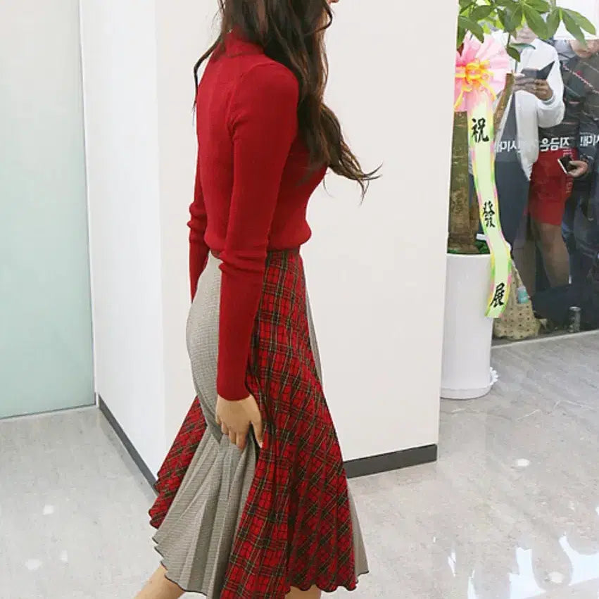 [BUNJANG] Paul &amp; Alice Pleated Midi Skirt / 폴앤앨리스 플리츠 스커트