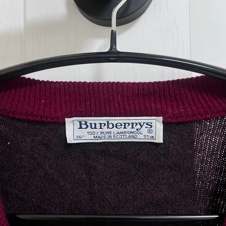 [BUNJANG] Burberrys Lambswool Knit Sweater / 버버리즈 램스울 니트 35사이즈 스코틀랜드