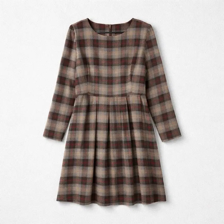 [BUNJANG] Check Mini Dress / 새상품:) 체크 미니원피스