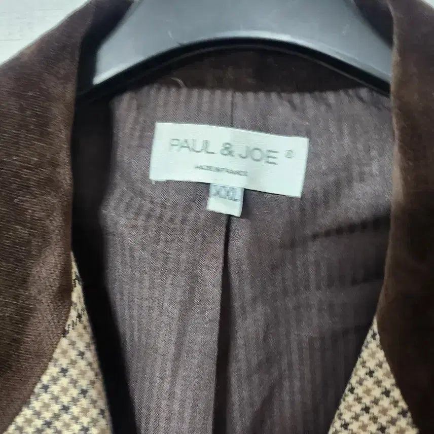 [BUNJANG] Paul &amp; Joe Houndstooth Check Long Coat / 폴앤조 하운드투스 체크 롱코트