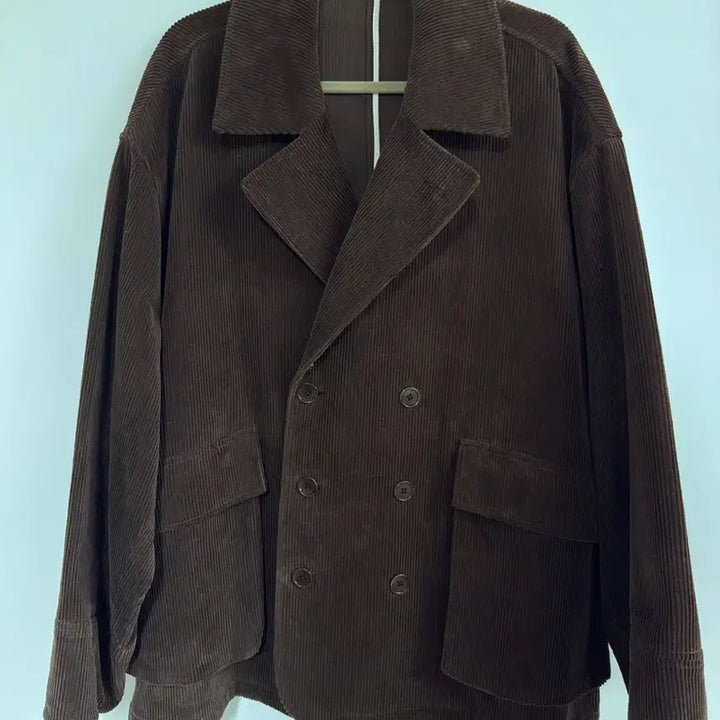 [BUNJANG] Naders Corduroy Double Half Coat / 네이더스 코듀로이 더블 하프 코트 판매