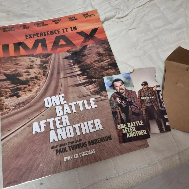 [BUNJANG] One Battle After Another IMAX A3 Poster + TTT Ticket / 원 배틀 애프터 어나더 IMAX A3 포스터 + TTT 티켓