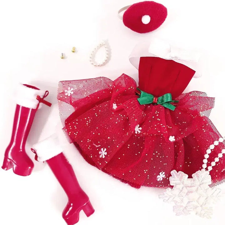 [BUNJANG] Christmas Mimi 1/6 Scale Doll Full Set / 1/6 스케일 인형(육일돌) 크리스마스미미 디폴 full-set