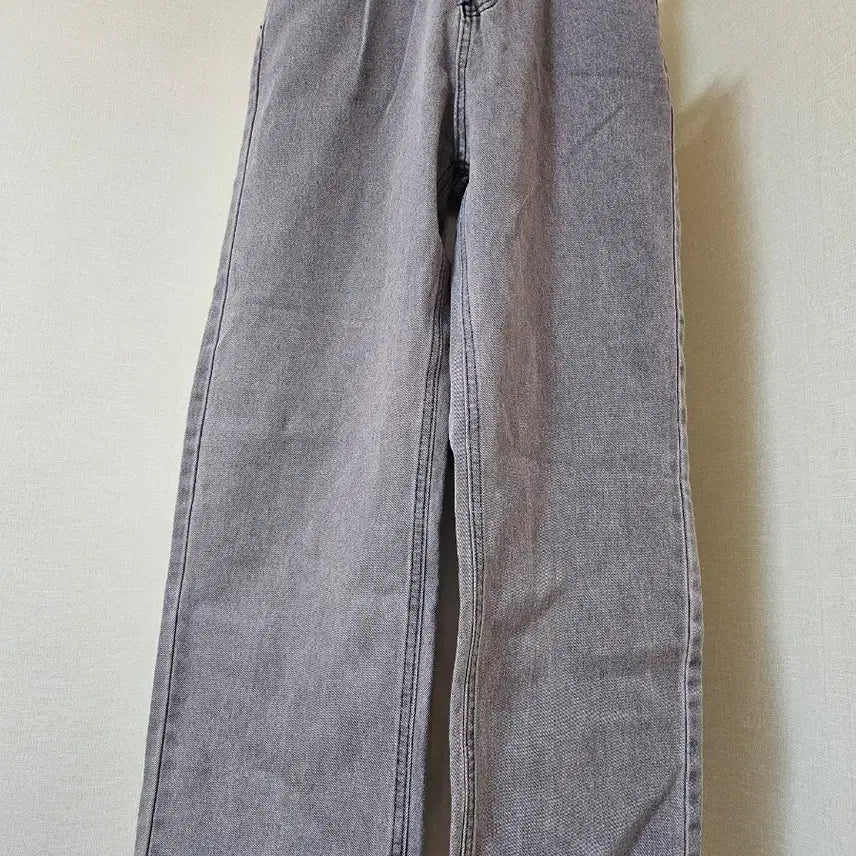 [BUNJANG] Gray Wide Denim Pants / 그레이 와이드 데님 팬츠