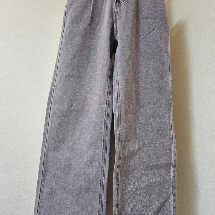 [BUNJANG] Gray Wide Denim Pants / 그레이 와이드 데님 팬츠
