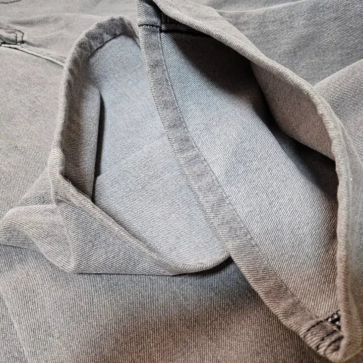 [BUNJANG] Gray Wide Denim Pants / 그레이 와이드 데님 팬츠