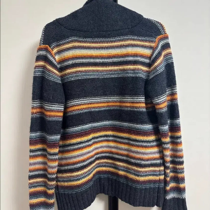 [BUNJANG] Striped Knit Cardigan / 니트 스트라이프 가디건