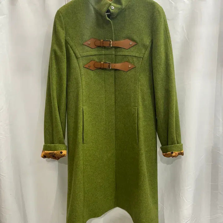 [BUNJANG] MCM Wool Blend Buckle Coat / MCM 울혼방 버클 코트 38
