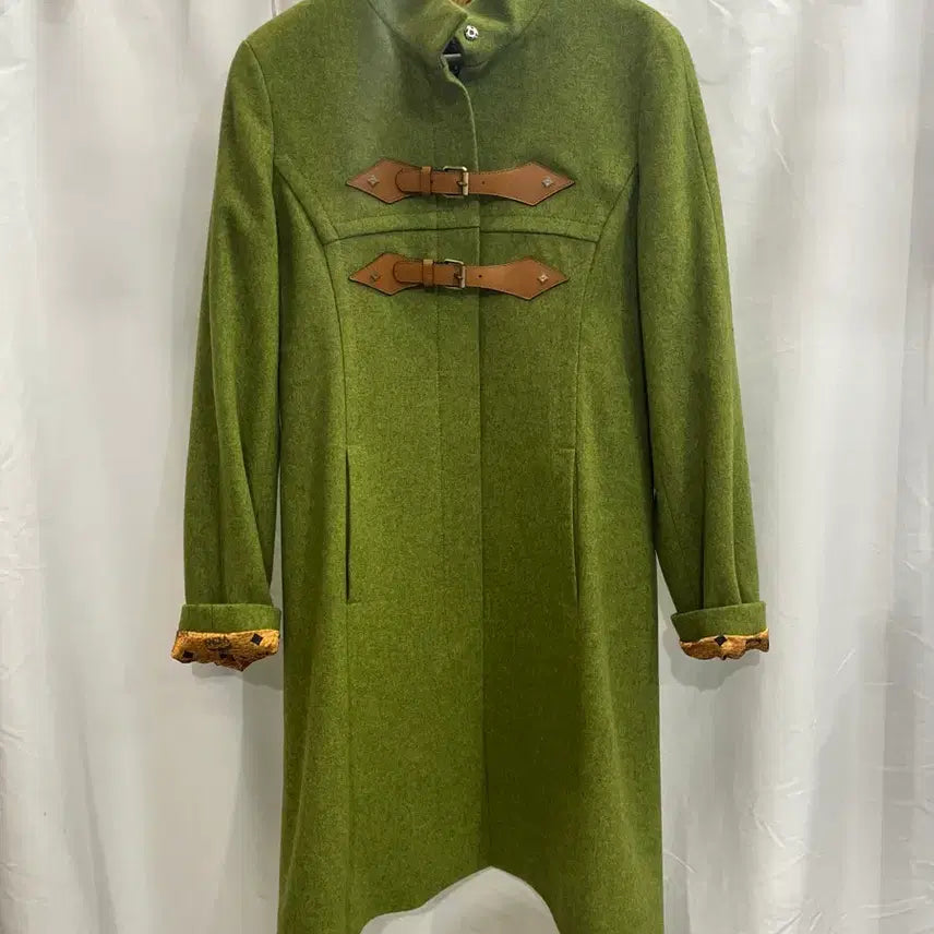 [BUNJANG] MCM Wool Blend Buckle Coat / MCM 울혼방 버클 코트 38