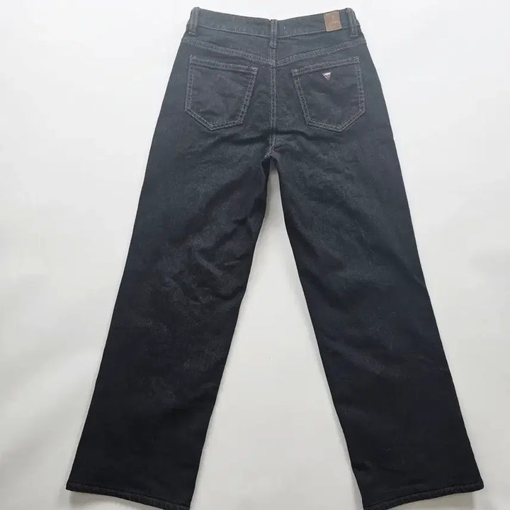 [SOLD OUT] 게스 청바지 흑청 약스판 와이드 사이즈25 R4628