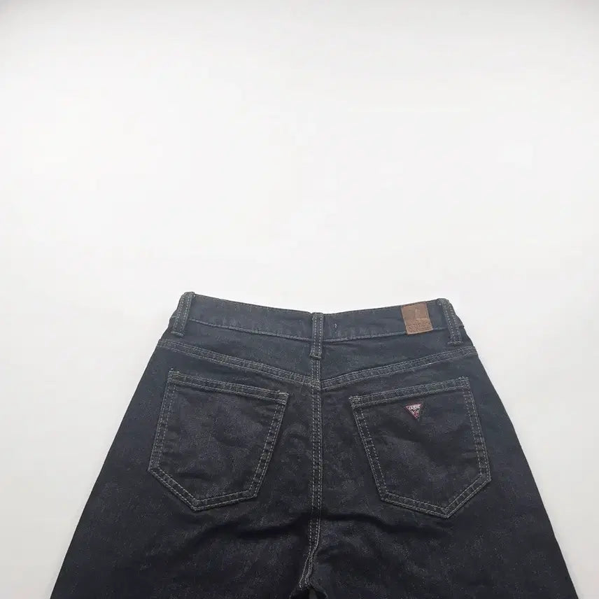 [SOLD OUT] 게스 청바지 흑청 약스판 와이드 사이즈25 R4628