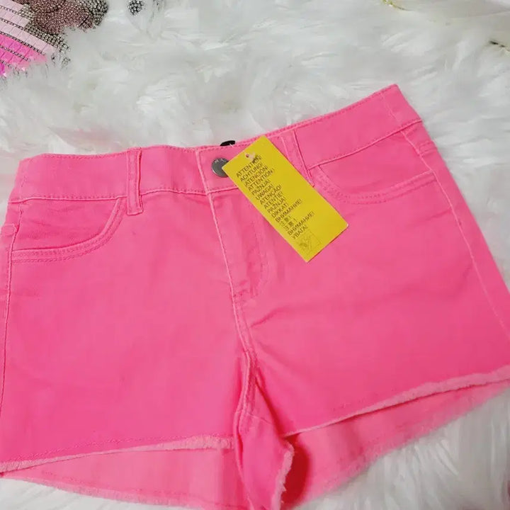 [BUNJANG] Hot Pink Denim Shorts / 핫핑크 데님 반바지 수입