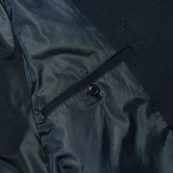 [BUNJANG] ESFAI Warming Robe Padded Coat Navy / 에스파이(ESFAI) 워밍 로브 패딩 코트 네이비