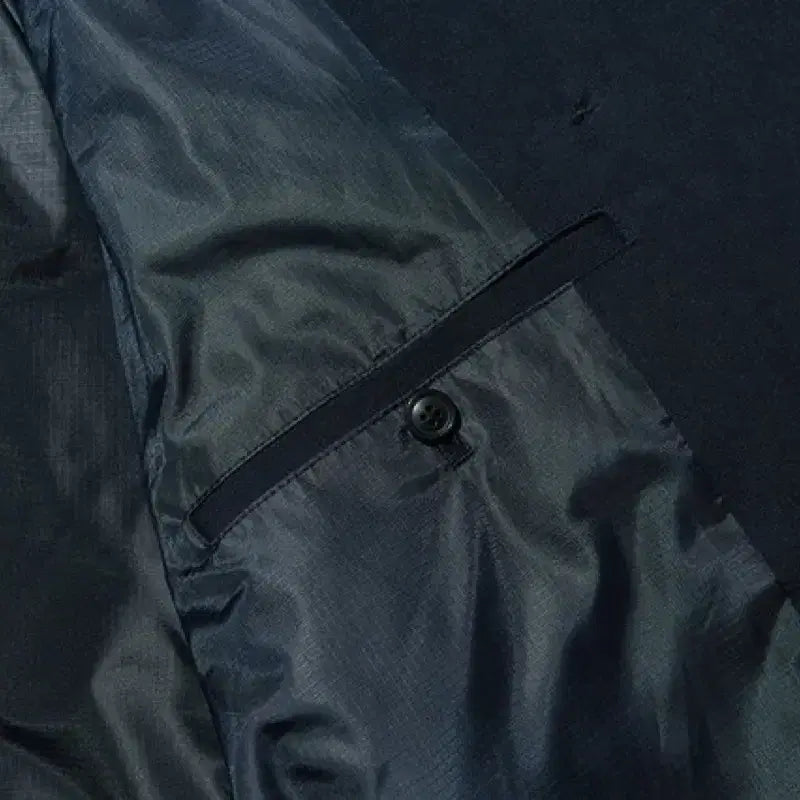 [BUNJANG] ESFAI Warming Robe Padded Coat Navy / 에스파이(ESFAI) 워밍 로브 패딩 코트 네이비