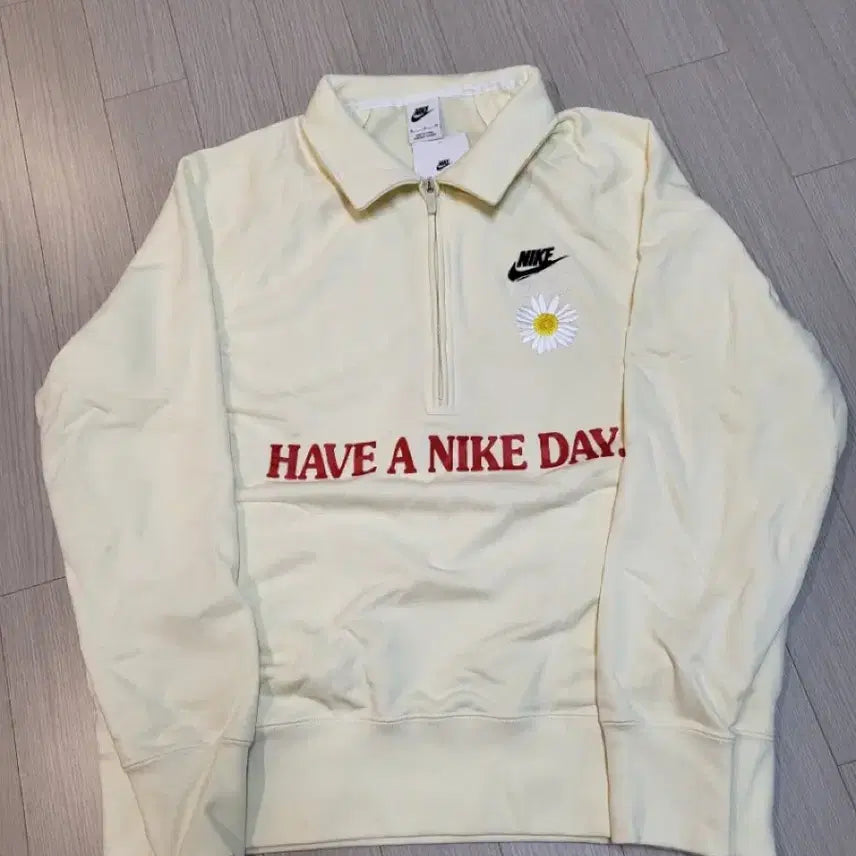 [BUNJANG] Nike Have A Nike Day Half-Zip Ivory / 나이키 Have A Nike Day 하프집업 아이보리