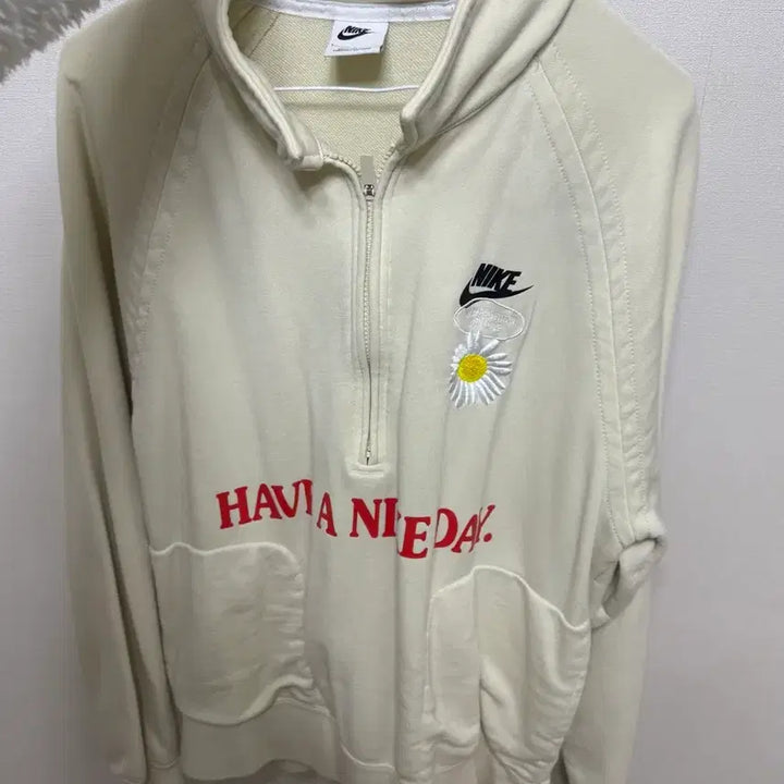 [BUNJANG] Nike Have A Nike Day Half-Zip Ivory / 나이키 Have A Nike Day 하프집업 아이보리