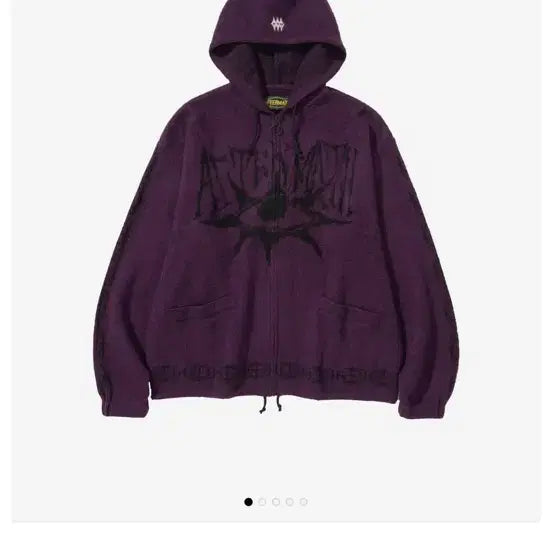 [BUNJANG] Kasina Aftermath Mohair Hooded Zip-up / 카시나 애프터매스 모헤어 후드집업