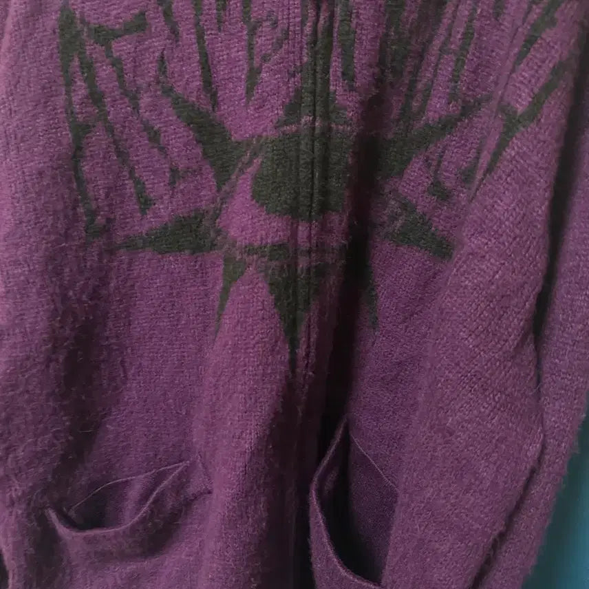 [BUNJANG] Kasina Aftermath Mohair Hooded Zip-up / 카시나 애프터매스 모헤어 후드집업