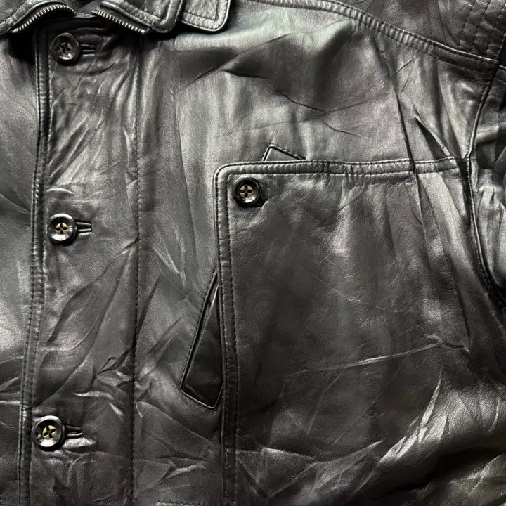[BUNJANG] BEER BLASTS Lambskin Double Collar Leather Jacket / BEER BLASTS Lambskin 더블 카라 레더 자켓