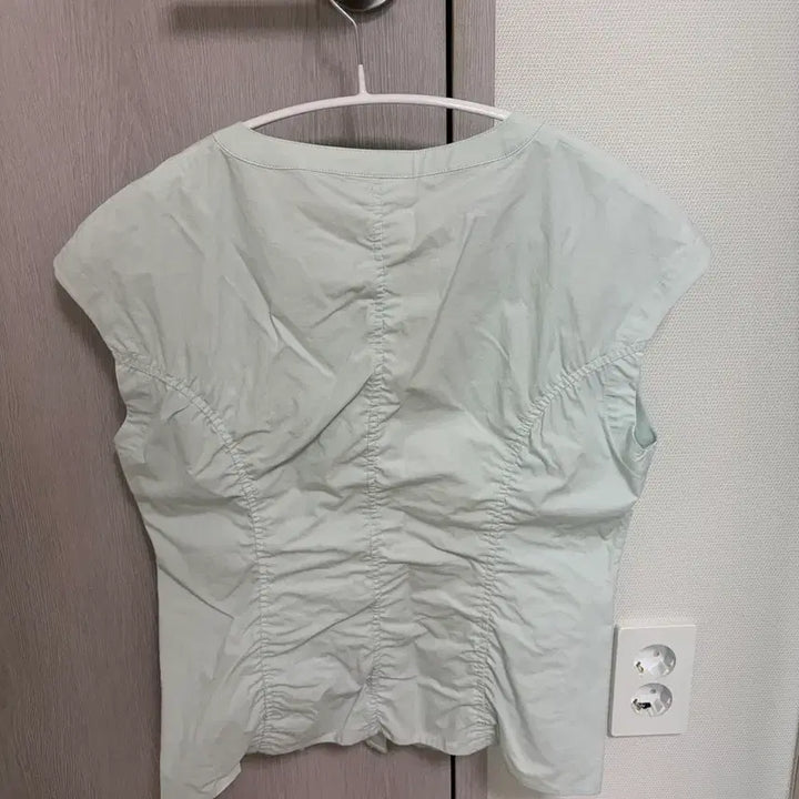 [BUNJANG] Low Classic Mint Cap Sleeve Shirt / 로우클래식 민트 캡 슬리브 셔츠