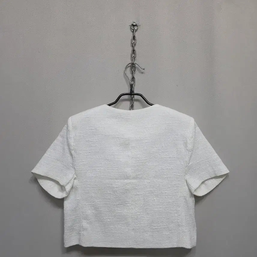 [SOLD OUT] if you 화이트 크롭 트위드 반팔 자켓