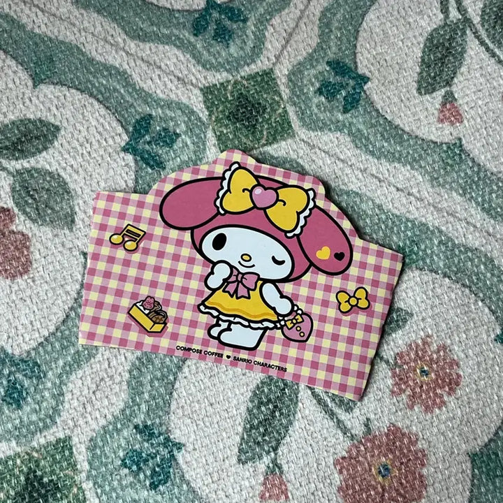 [BUNJANG] Compose Coffee My Melody Cup Holder / 컴포즈커피 마이멜로디 컵홀더 미사용