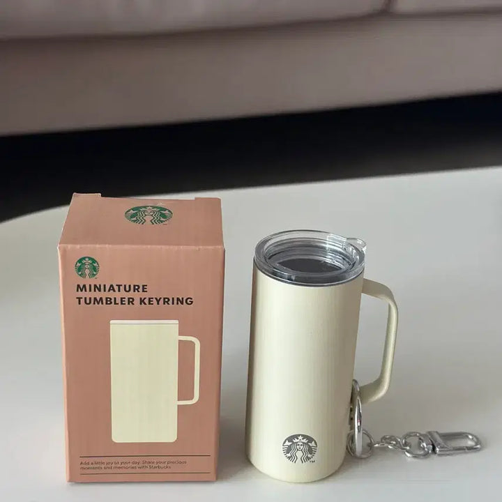 [BUNJANG] Starbucks Tumbler Keyring Butter Yellow / 스티벅스 텀블러 키링 버터옐로우