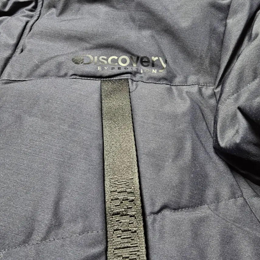 [BUNJANG] Discovery Navy Hooded Down Long Padded Jacket (Size 110) / 530- 디스커버리 오리털 후드 롱패딩 네이비 110