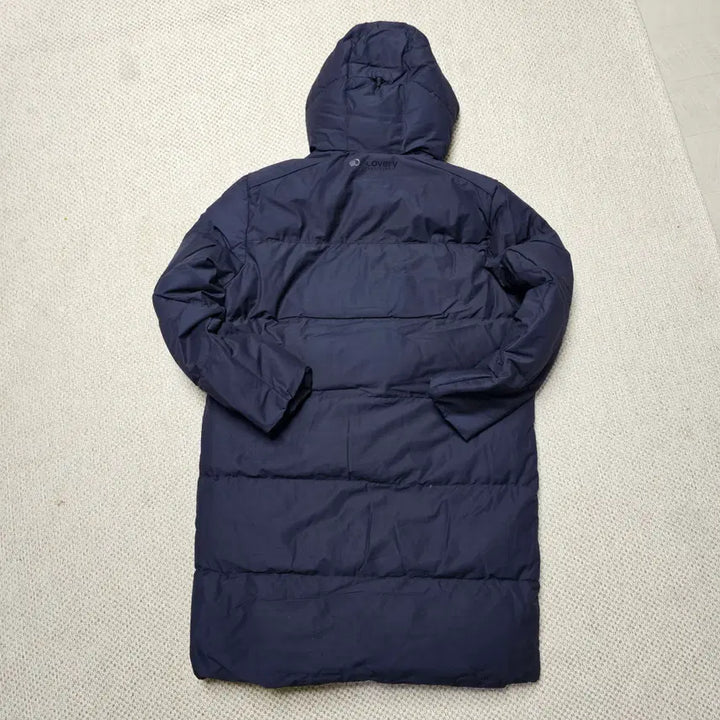 [BUNJANG] Discovery Navy Hooded Down Long Padded Jacket (Size 110) / 530- 디스커버리 오리털 후드 롱패딩 네이비 110