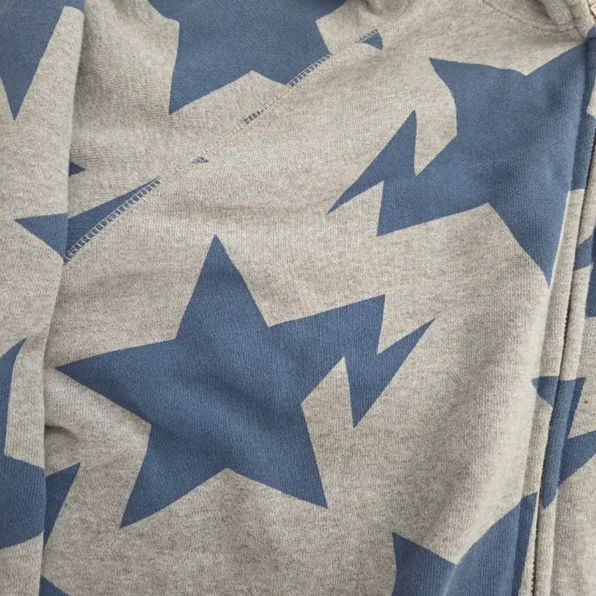 [BUNJANG] BAPE Star Hoodie Blue Gray / 베이프 스타 후드집업 블루 그레이