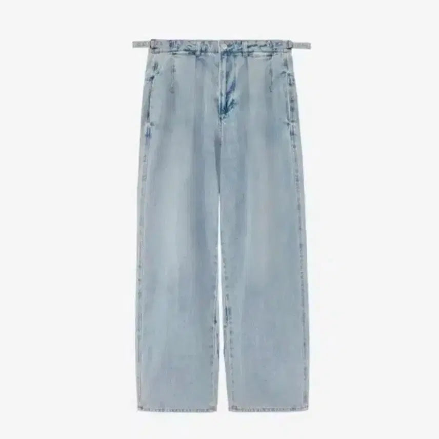 [BUNJANG] Polytelu 6pk Loose Denim Ice Blue Jeans / [2] 폴리테루 6pk 루즈드 데님 아이스블루