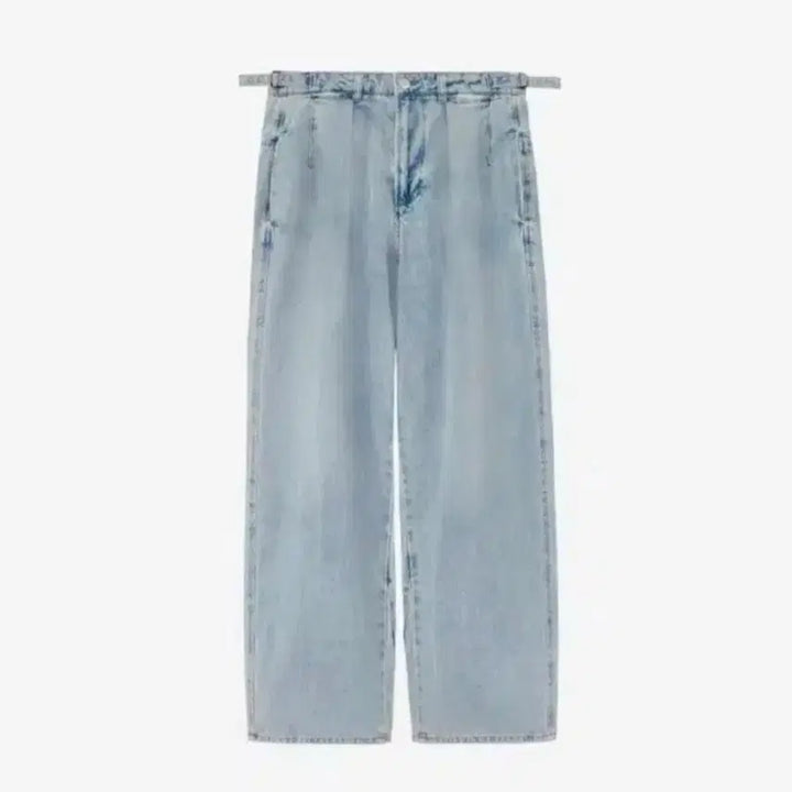 [BUNJANG] Polytelu 6pk Loose Denim Ice Blue Jeans / [2] 폴리테루 6pk 루즈드 데님 아이스블루