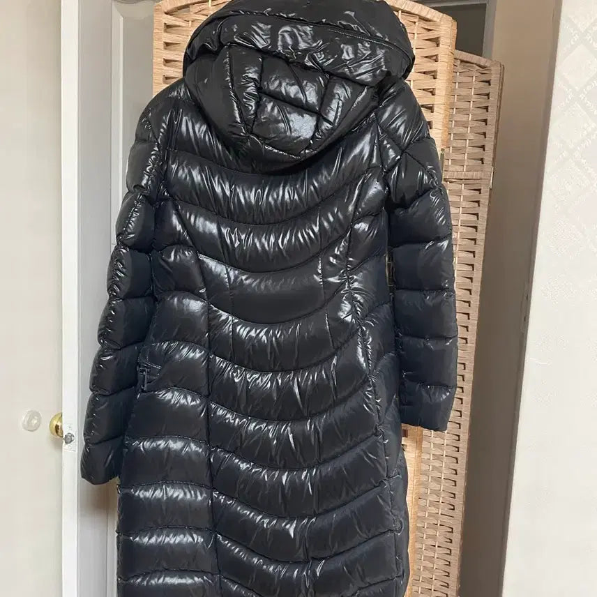 [BUNJANG] Moncler Black Hooded Long Padded Jumper / 몽클레어 블랙 후드 롱패딩 점퍼