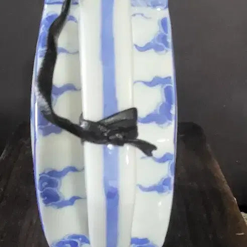 [BUNJANG] Celadon Porcelain Wine Bottle / 청화백자 편병 주병(k-269)