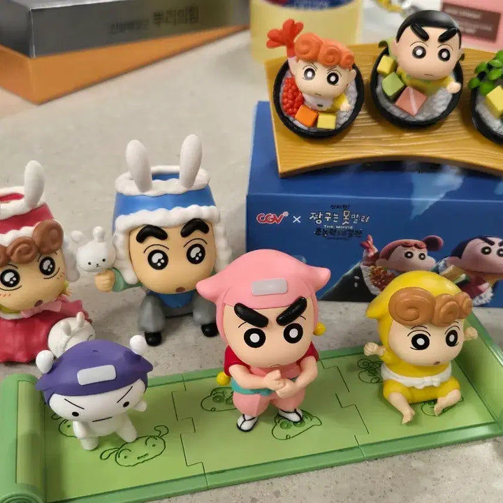 [BUNJANG] Crayon Shin-chan CGV Figure Bundle Set / 짱구 cgv 피규어 일괄
