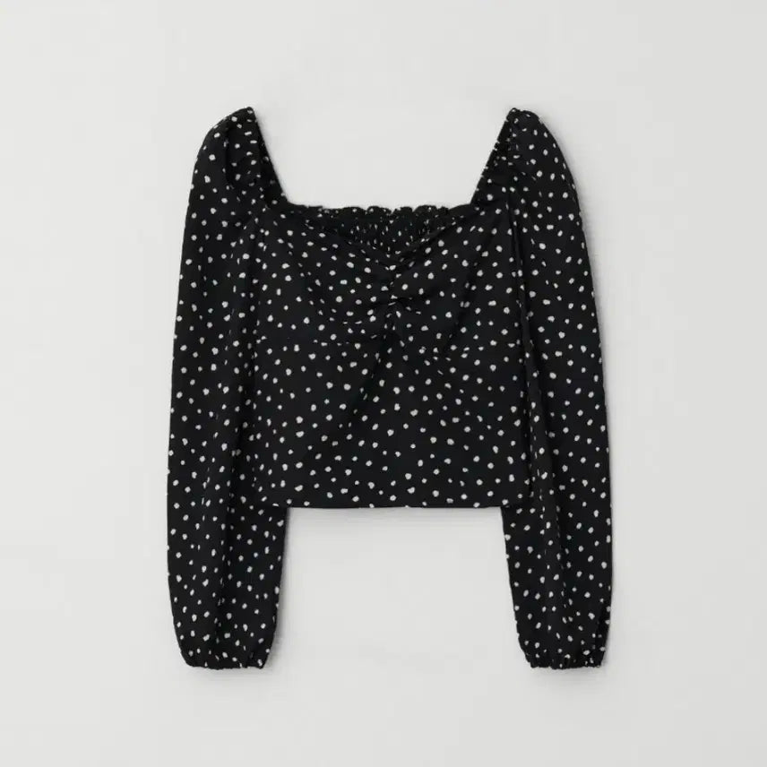 [SOLD OUT] 제니오 도트 블라우스 블랙 S