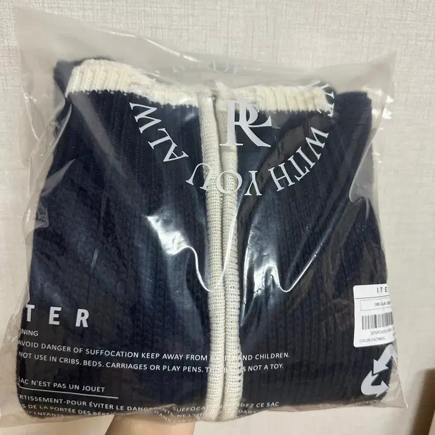 [BUNJANG] Itter Navy Zip-up Cardigan / 잇터 집업가디건 네이비 새상품 팝니다