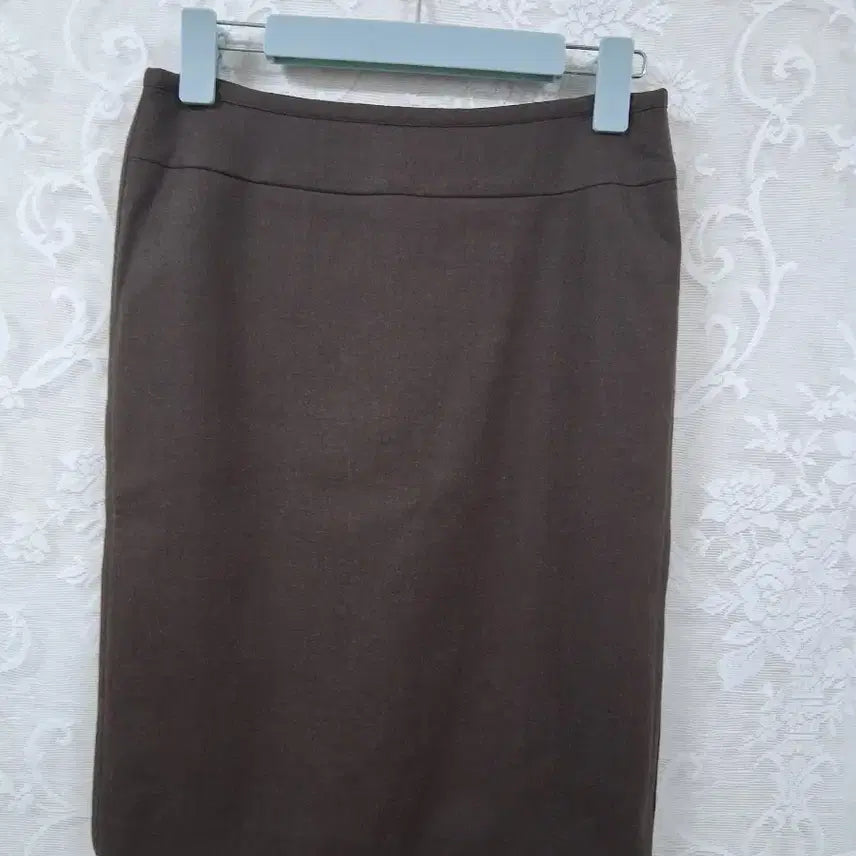 [BUNJANG] Missha Brown Midi Skirt / 미샤  브라운 미디 스커트 55