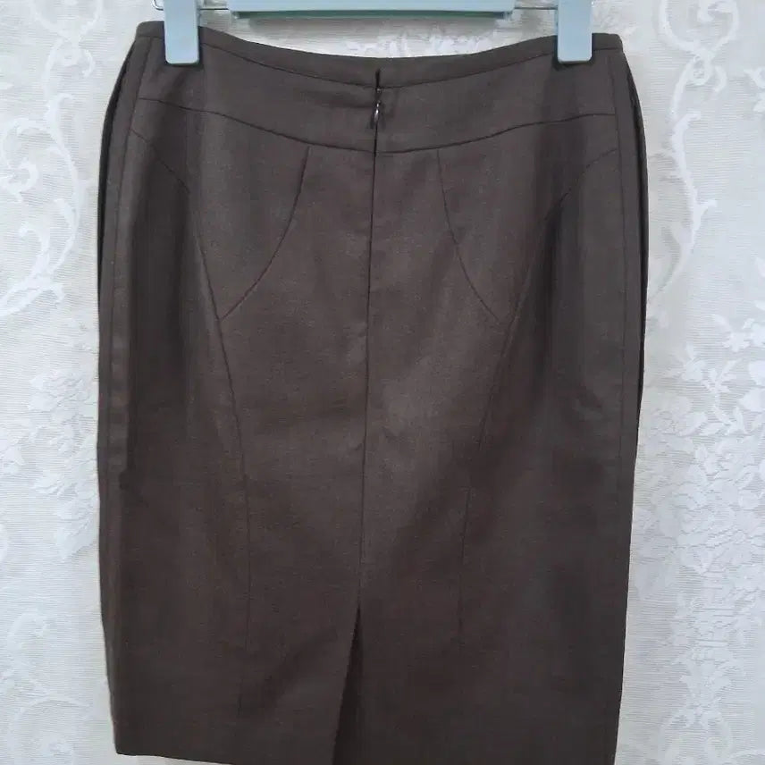[BUNJANG] Missha Brown Midi Skirt / 미샤  브라운 미디 스커트 55