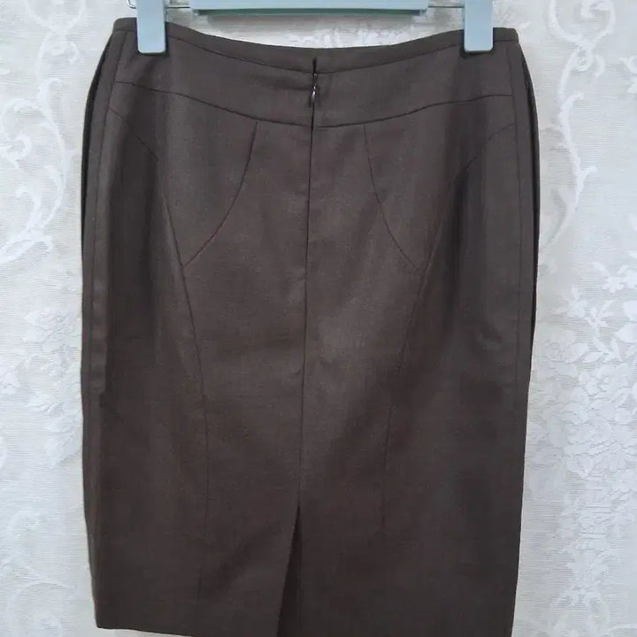 [BUNJANG] Missha Brown Midi Skirt / 미샤  브라운 미디 스커트 55