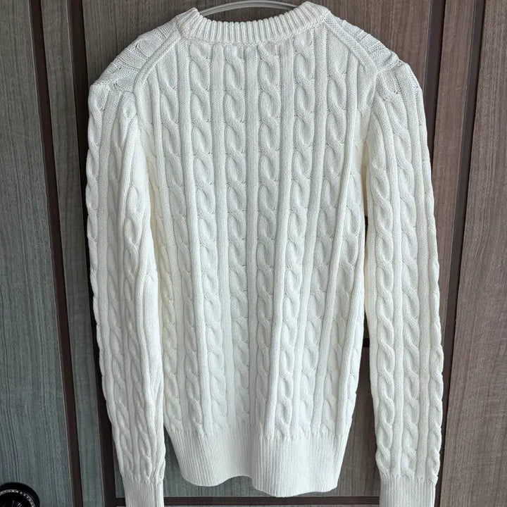 [BUNJANG] Maison Kitsune Royal Cable Knit Sweater / 새상품(XS)메종키츠네 로얄 케이블 니트 화이트