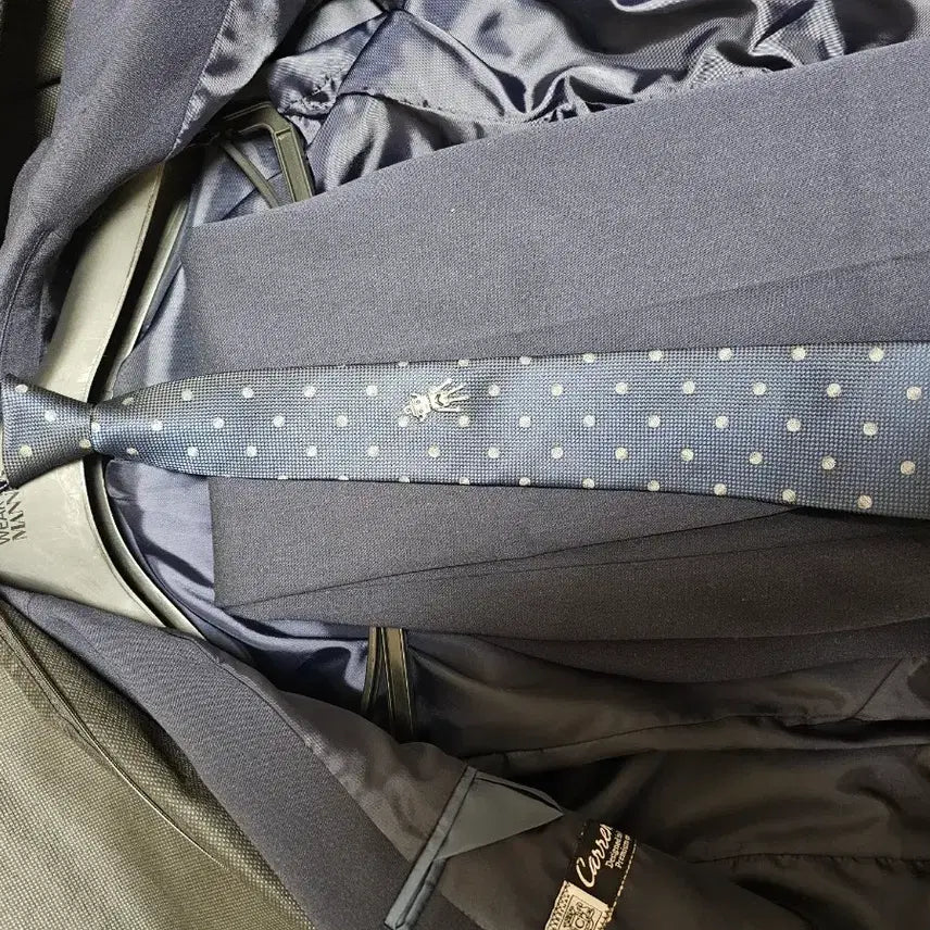 [BUNJANG] STCO Slim Fit Navy Suit Set / STCO정장세트 상의100 하의78 슬림핏 +와이셔츠