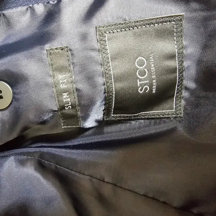 [BUNJANG] STCO Slim Fit Navy Suit Set / STCO정장세트 상의100 하의78 슬림핏 +와이셔츠