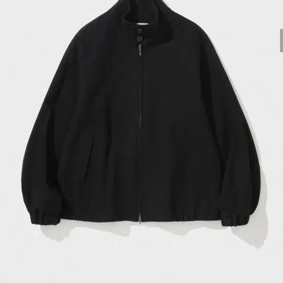 [BUNJANG] Sutter Wool Harrington Jacket Black M / 셔터 울 해링턴 자켓 블랙 M사이즈
