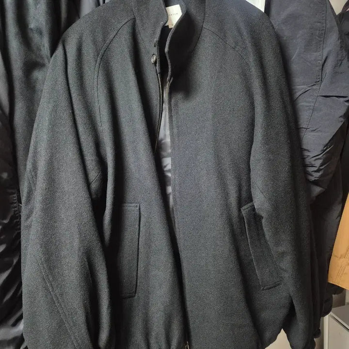 [BUNJANG] Sutter Wool Harrington Jacket Black M / 셔터 울 해링턴 자켓 블랙 M사이즈