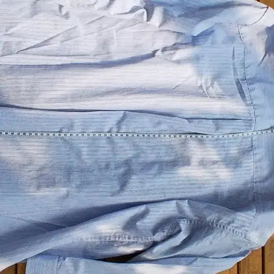 [BUNJANG] Giordano China Collar Shirt Sky Blue / [지오다노] 차이나 카라 셔츠 하늘색