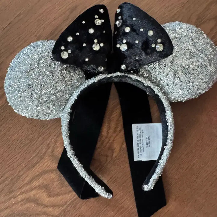 [BUNJANG] Disney Mickey Mouse Sequin Headband / 디즈니랜드 머리띠